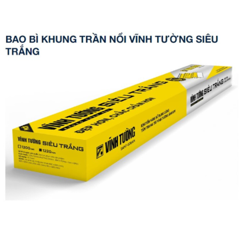 KHUNG TRẦN NỔI VĨNH TƯỜNG SIÊU TRẮNG